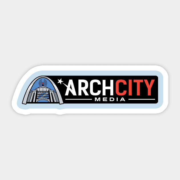 Arch City Media Hori Sticker by Arch City Tees